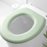 Housse de siège de toilette en mousse - Vert